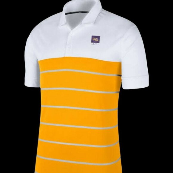 Nike Lsu Tigers Drifit Sideline Polo 